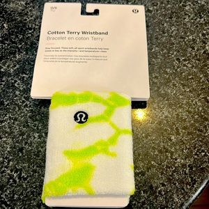 Lululemon Cotton Terry Wristband